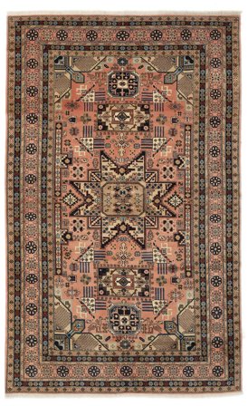 Hand Knotted Ardebil Fine Rug 166X267 Wool Brown/Black