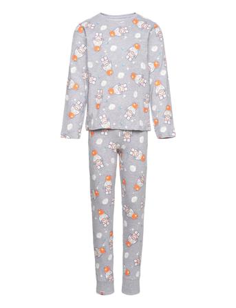 M12010631 - Pyjamas Pyjamas Sett Grå LEGO Kidswear*Betinget Tilbud