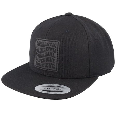 Iconic - Noir snapback Casquette - Bombastic Side Eye Black Snapback @ Hatstore