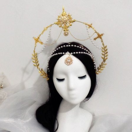 Mordely DIY Crown Material Kit Gothic Lolita Tiara