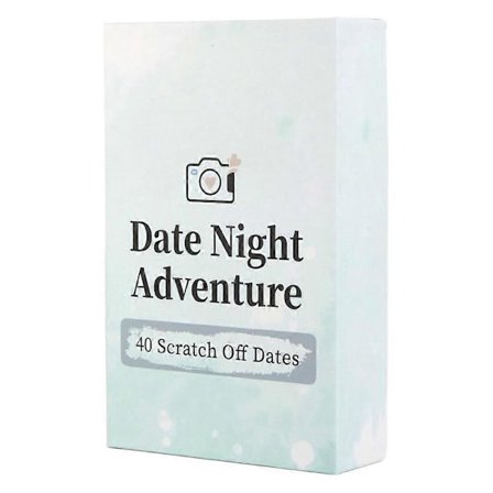 Date Night Adventure Date Ideer til Par Spil Kort - 40 Ridse Af Date Night Unikke Kort Spil