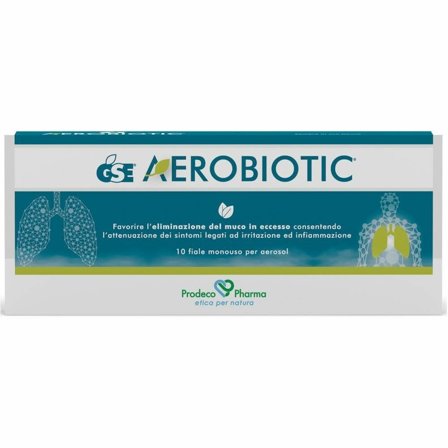 GSE Aerobiotic 10 Fiale 50ml: Integratore Naturale per le Difese