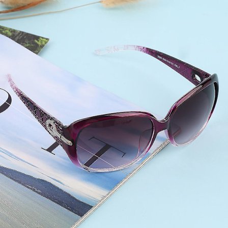 Dame Mote Solbriller Luksus Rhinestone Shades