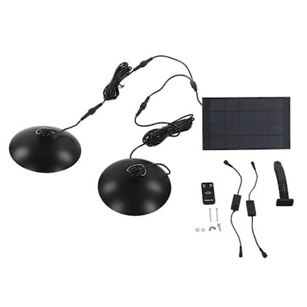 LED Solcelle Hengelampe Split Design Vanntett Lysstyrt Induksjons Solcelle Skurlys Automatisk Lading Solcellelampe