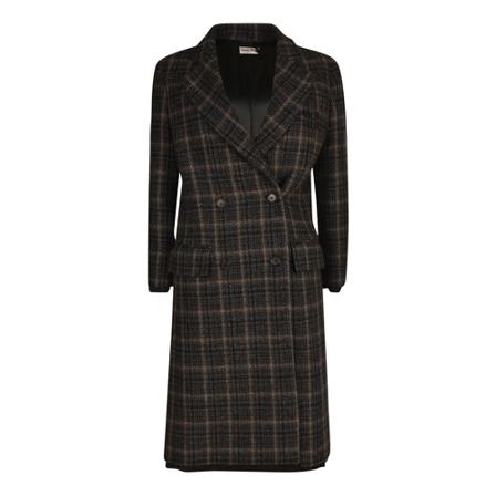 Miu Miu, Double-Breasted Coats Brązowy, Kobieta, Rozmiar: S