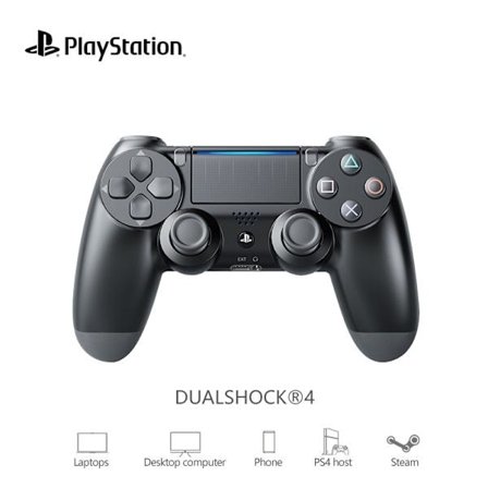 2-pack PS4 Handkontroll DoubleShock Trådbunden för PlayStation 4 Svart