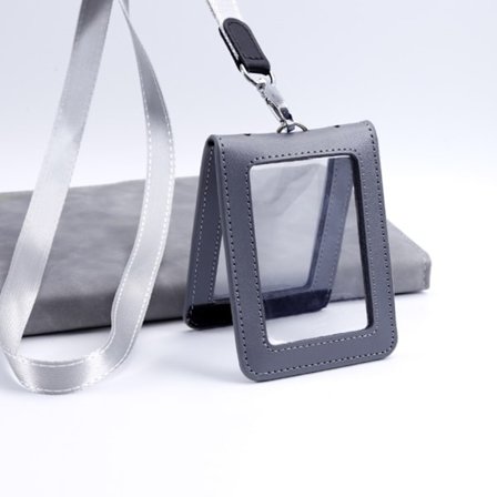 Cover i äkta läder Bank Business Arbetskortshållare