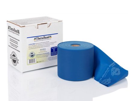 THERA-BAND Träningsband Latexfri blå 22m - Lyreco - Sjukvård och omsorg - Rehab och sjukgymnastik - Träningsredskap