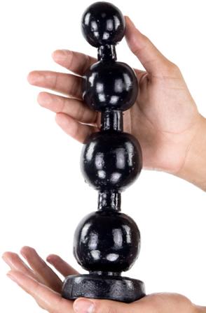 HardToys Prison Beads 28 cm Grövre analkulor - Blushme.se