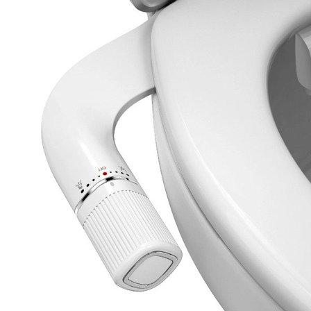 Bidet ikke-elektrisk toilet tilbehør dobbelt dyse bidet justerbart vand tryk med messing