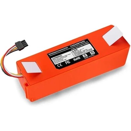 QU*Robot Støvsuger Batteri BRR-2P4S-5200S, Kompatibel med Roborock, S55 S60 S65 S50 S51 S5 MAX S6, Erstatningsbatterideler