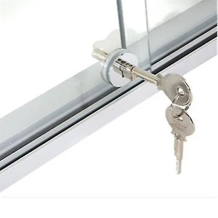 Glass Door Lock. Sliding Door Lock. Round Glass Lock. Movable Door Lock Jewelry Cabinet Lock Glass Lockone Piece
