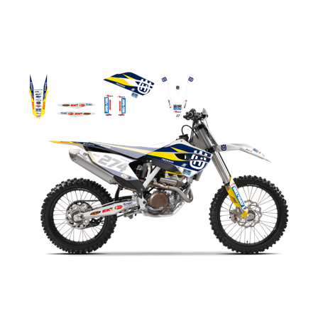 Stafferingssæt Blackbird Ricci Racing 2015 Replica - Husqvarna TE 300 2014-2016