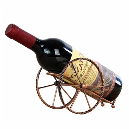 Metall Vinställ, Bordsvinflaska Display, Metall Flaskhållare Förvaringshylla