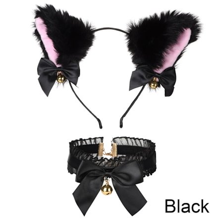 2 stk. Katteøre-Hårbånd Fancy Halloween Kjole Hårbånd