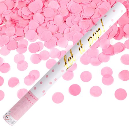 Konfettitykki Pinkki 60 cm