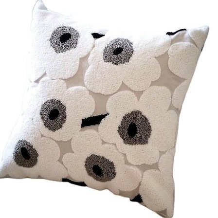 Unikonkukka tyynynpäällinen pehmeä puuvilla neliön muotoinen tyyny kotelo 18"x18" tyynyliina kodin sisustus sohvalle makuuhuoneeseen