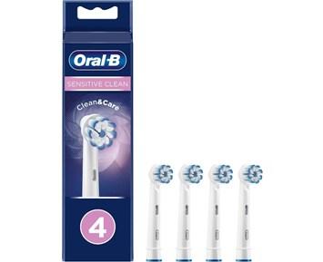 Oral-B Sensitive Clean Care 4ct - Oral-B Sensitive Clean tandborsthuvud, 4 st - Tandborsthuvud