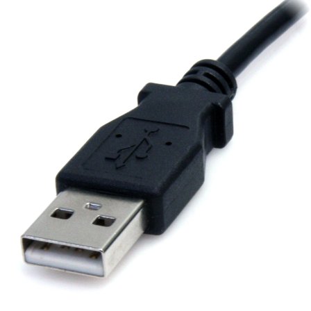 StarTech 2m USB to Type M Barrel Cable - USB to 5.5mm 5V DC Cable - Strømkabel - USB (kun strøm) (hann) til DC-jakk 5,5 mm (hann) - 2 m - formstøpt -