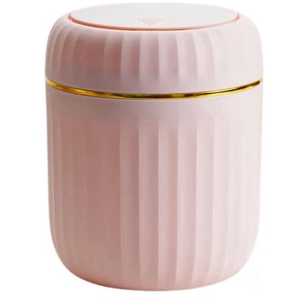 ING Soptunna med lock - Mini soptunna - Multifunktionell förvaringsbehållare - Rosa