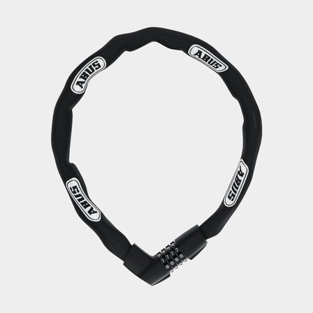 Chain lock with code / combination lock ABUS Tresor 1385, 110 cm, Ø7 mm, black