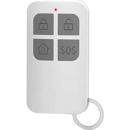 Fjernbetjening - deaktivering - buzzer - alarm og nødsituation - maksimal driftsafstand 15 m - ingen interferens