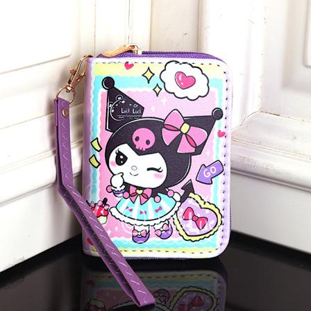 Kawaii kolikkopussi Kuromi Cartoon Anime e -tulostus kannettava ohut 9