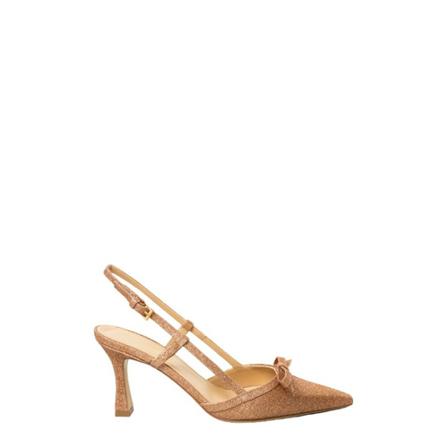 Roberto Festa, Sandalo slingback glitter Pomarańczowy, Kobieta, Rozmiar: 38 EU