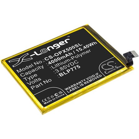 Batteri for smarttelefon, mobil for OPPO Realme X50 5G, RMX2025, RMX2021