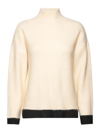 Visenna L/S Knit Pullover /B Pullover Creme Vila*Betinget Tilbud