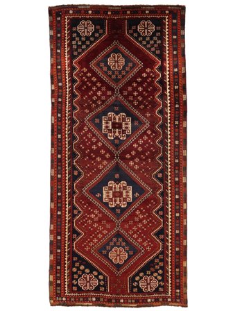 Qashqai Rug Oriental Black/Dark Red (Wool, Persia)