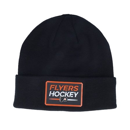 Fanatics - NHL Černá cuff Beanie - Philadelphia Flyers Authentic Pro Prime Beanie Athletic Black Cuff @ Hatstore