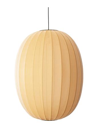Knit-Wit 65 High Oval Pendant Home Lighting Lamps Ceiling Lamps Pendant Lamps Gul Made By Hand