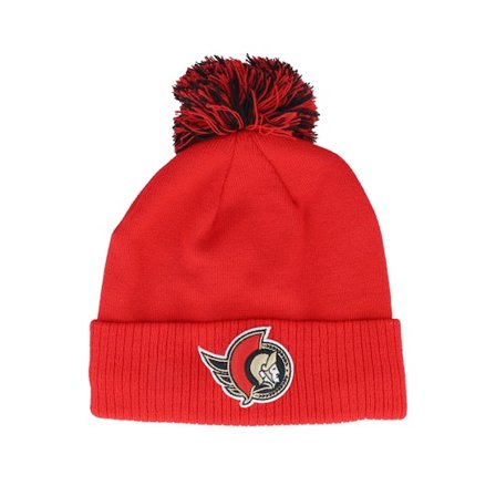 Adidas - NHL Red pom Beanie - Ottawa Senators NHL Cuff Beanie Red Pom @ Hatstore