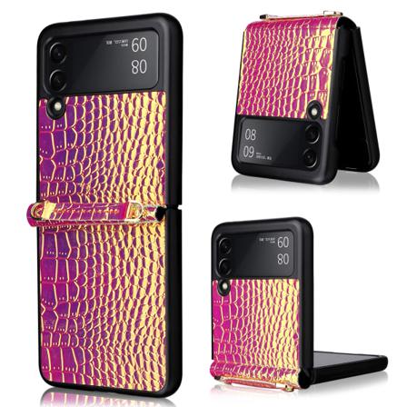 Siamese Pearl Texture Case För Samsung Galaxy Z Flip3 5g