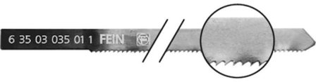 Fein 63503077014 Stikksagblad HSS, 5-pakning 120 x 1,2 mm, Maskintilbehør & forbruk