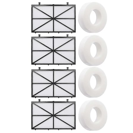 Filter för Dolphin M200 M400 M500 Poolrengörare Fint Filter 9991432-R4 Undervattenrobot Poolhjulssats 6101611