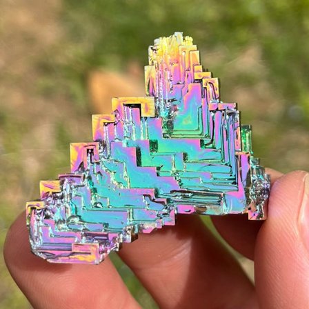 Natural Irregular Shape Bismuth Ore Cluster Mineral Rough Pyramid Specimen Healing Crystals Ornaments Home Decoration