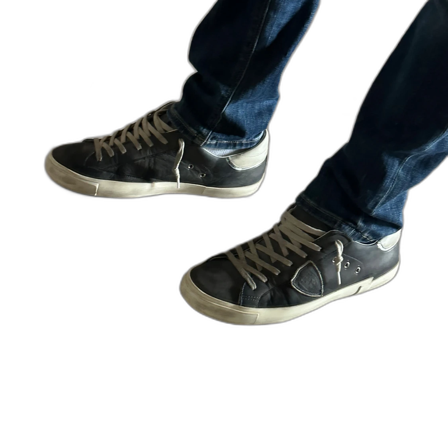 Philippe Model mörkblåa sneakers