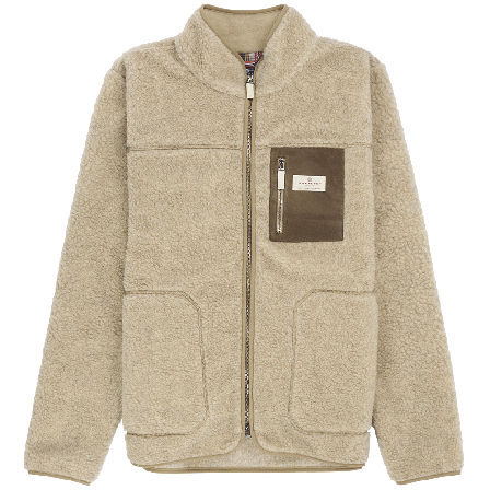 Amundsen Heroes Wool Fleece Jacket Mens Natural