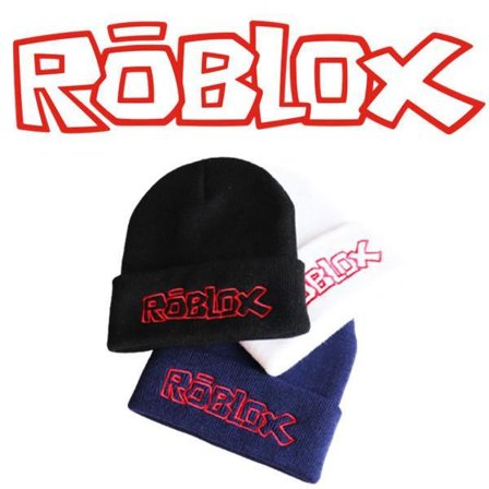 Roblox Cap Beanie Bobble Hat, Hat for Kids Black