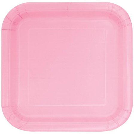 Pappersassiette Ljusrosa 18cm 16-pack
