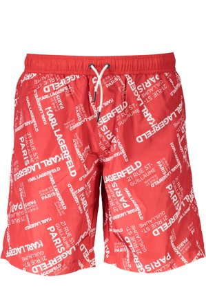 Karl Lagerfeld Beachwear Costume Parte Sotto Uomo Rosso