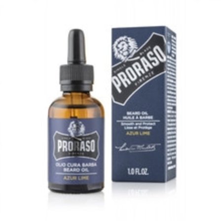 Proraso - Azur Lime Beard Oil - Beard oil with Mediterranean citrus 30ml