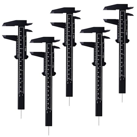 Plastik Skydelære, 150mm Mini Skydelære Dobbelt S,ZQKLA