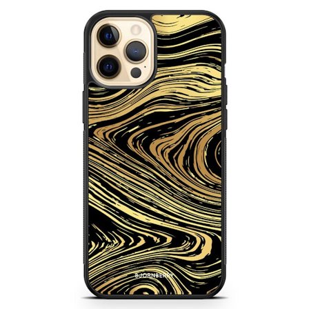 Bjornberry Hårdskal iPhone 12 Pro Max - Guld Marmor