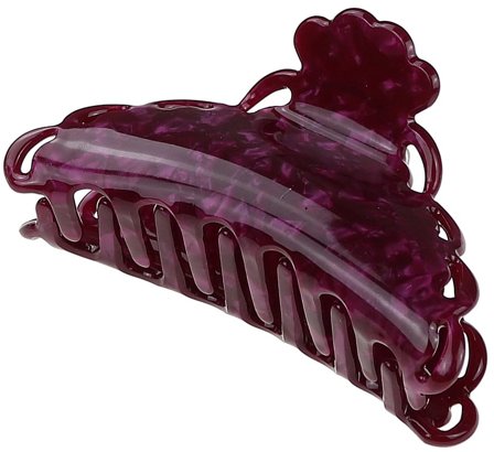 Senze Faldklemme Akryl Aubergine, Hår, Hårpynt, Hårklemmer