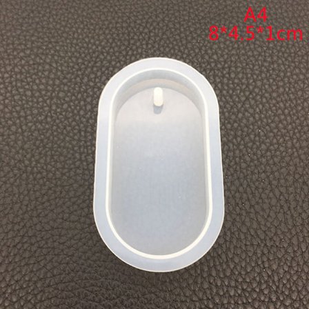 Nøglering vedhæng Form Sæt DIY Pendant Resin Form Krystal Epoxy