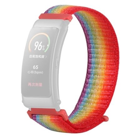 Huawei Band 6 / 3 nylon urrem - Regnbue