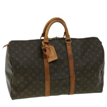 Louis Vuitton Vintage, Pre-owned Canvas travel-bags Bruin, Dames, Maat:ONE Size